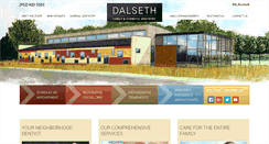 Desktop Screenshot of dalsethdental.com